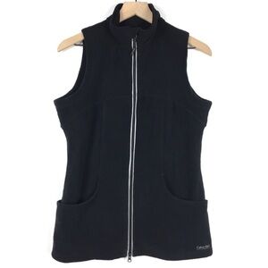 CALVIN KLEIN Vest Fleece Quick Dry Performance Sleeveless Full Zip Size Medium